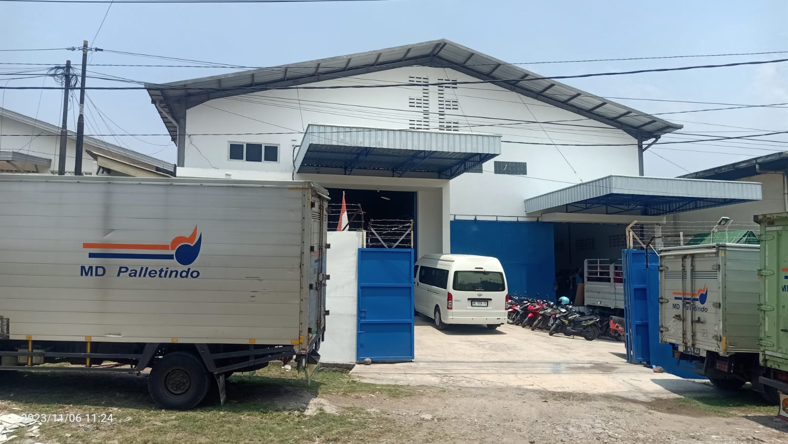 <font color='blue'>Area Produksi Divisi Karton Box Semarang <br>CV. MITRA DUNIA PALLETINDO</font>
